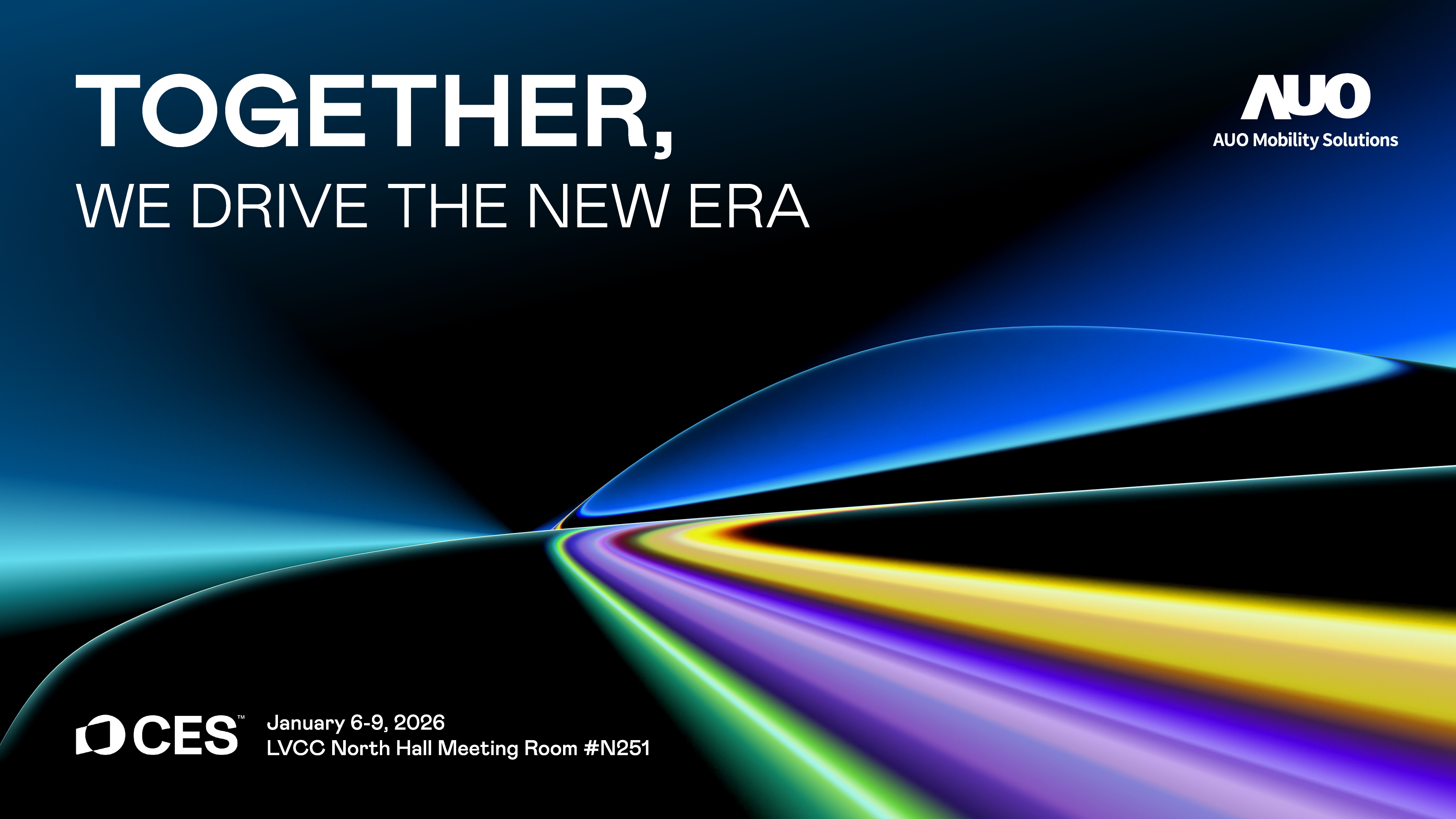 AUO announced that it will debut at CES 2026 through its newly established subsidiary, AUO Mobility Solutions, showcasing its innovative integration capabilities in smart cockpit solutions.