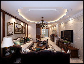 桓臺湖心島簡歐裝修設(shè)計案例 淄博別墅裝修