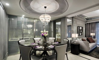 180平米現(xiàn)代時尚歐式公寓裝修設(shè)計效果圖